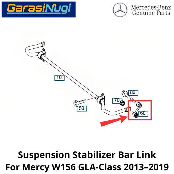 Stabilizer Linkage Mercy W156 Rear 2463200789 Suspensi Shock Belakang GLA