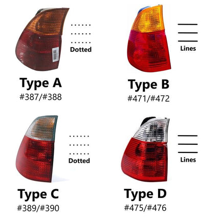 BMW E53 Lampu Rem Belakang Sein Brake Tail Light Blinker X5 2000-2006