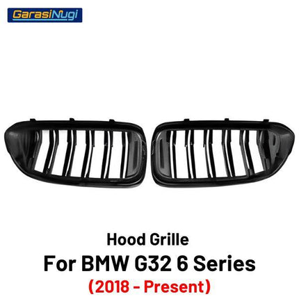 BMW G32 Pre-LCI Grill Kidney Grille Hidung Kap Double Slat Glossy 640