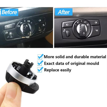 Tombol Putaran Lampu For BMW E60 E70 E71 Headlight Switch Knob 523 X5