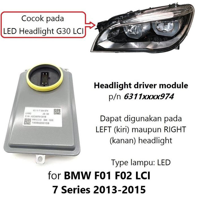 Headlight Driver Module For BMW F01 F02 Ballast 63117354974 Lampu 735
