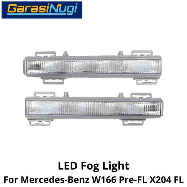 Fog Lights Mercy W166 X204 LED Lampu Kabut Garis Bumper Depan ML GLK