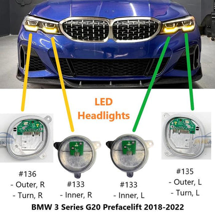 BMW G20 G15 DRL LED Laser Angel Eyes Halo Light Module Lampu Senja 320