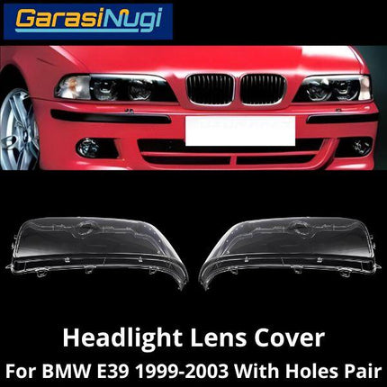 Mika Headlight For BMW E39 Lens Kaca Cover Lampu Depan 520 1999-2003