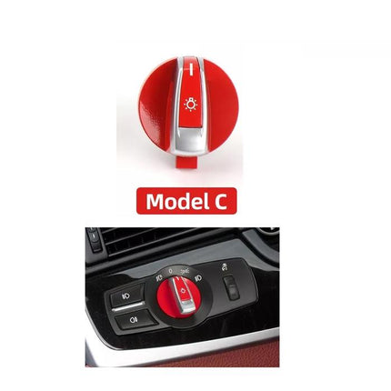 Tombol Putaran Lampu Headlight Fog Switch Knob BMW F10 F25 F07 523 X3