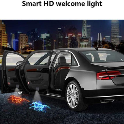 (Terbaru) 2pcs INFRARED Wireless LED pintu Mercy Logo Mercedes BMW