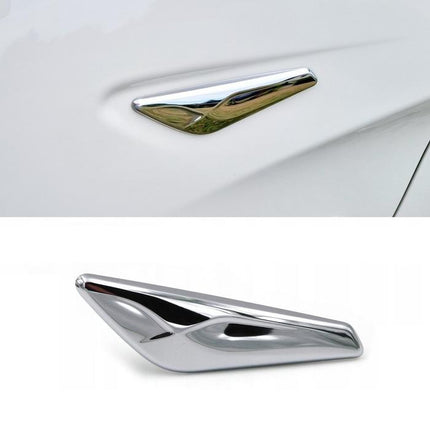 Side Trim For BMW F25 F26 Fender Chrome Finisher Krom 51117338569 Sein Marker X3 X4