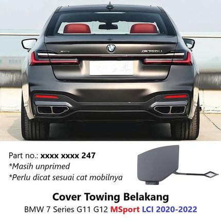 Cover Lubang Towing For BMW G11 G12 Bumper Tow Derek 730 740 2016-2022