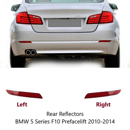 BMW F10 Mata Kucing Reflector Frame Trim Rear Bumper Belakang 520