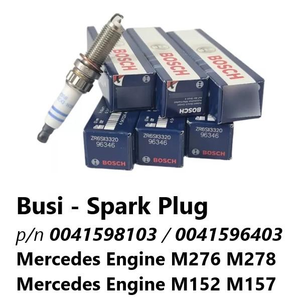 Busi Mercedes W205 W213 R172 Engine Spark Plug M276 M278 M152 M157 A0041598103