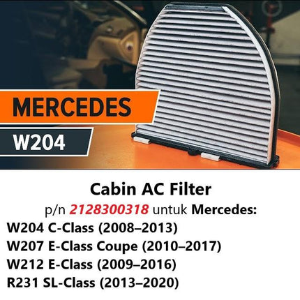 Mercy W204 W212 W207 R231 Filter Kabin Saringan Udara AC Microfilter Mercedes C200 E300 SL