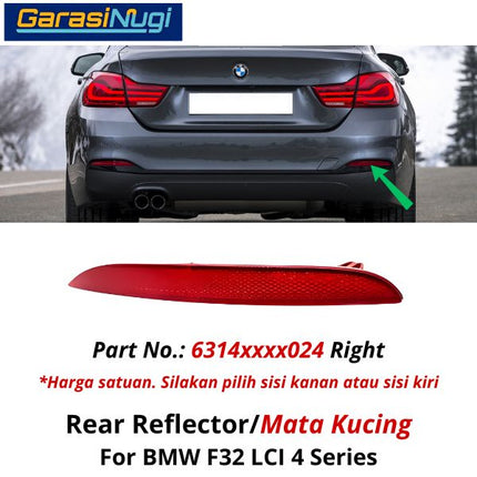 Reflector For BMW F32 LCI Mata Kucing Trim Rear Belakang 420
