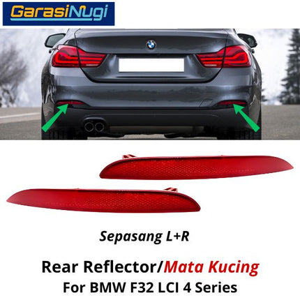 Reflector For BMW F32 LCI Mata Kucing Trim Rear Belakang 420
