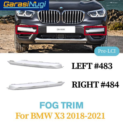 Fog Trim For BMW G01 Panel Lampu Kabut X3