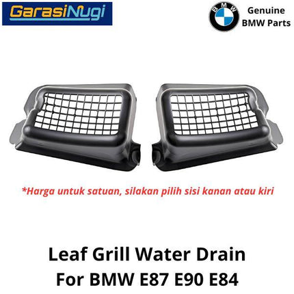 Leaf Grill For BMW E90 E87 E84 Water Drain Grill Talang Air Hood X1