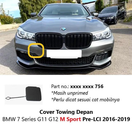 Cover Lubang Towing For BMW G11 G12 Bumper Tow Derek 730 740 2016-2022