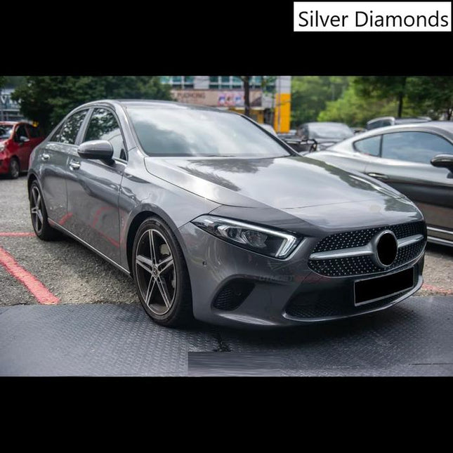 Mercedes W177 Mercy A Class Grill Hidung Chrome Grille Diamond GTR AMG