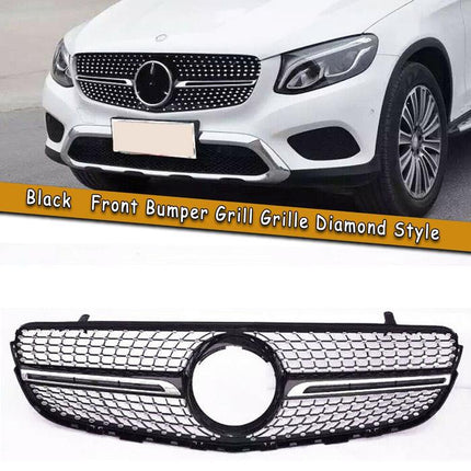 Mercedes X253 W253 Mercy GLC Class Grille Hidung Chrome Diamond GTR