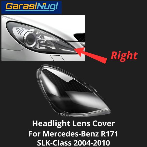 Mika Headlight Mercy R171 Lens Kaca Cover Lampu Depan SLK 2004-2010