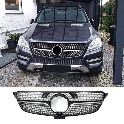 Mercedes W166 Mercy GLE ML Class Grille Hidung Chrome Diamond GTR