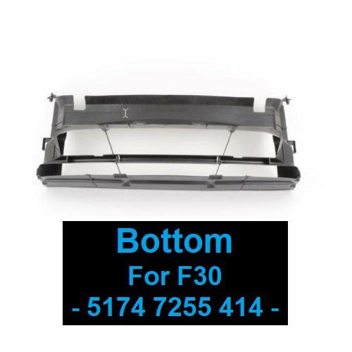 BMW F30 M Sport Radiator Air Duct Grill Aliran Udara Bumper Atas Bawah