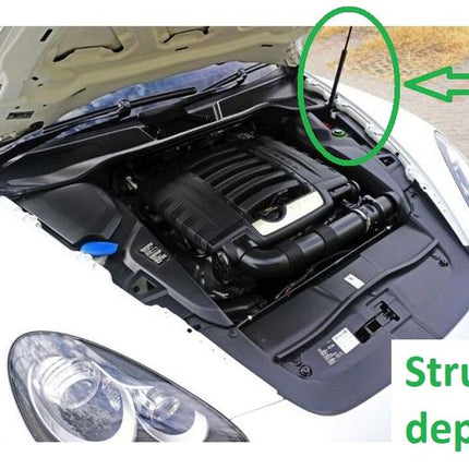 Porsche Cayenne E2 958 Hood Strut Shock Mesin Bagasi Depan Belakang