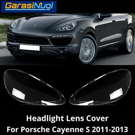 Mika Headlight 92A Porsche Cayenne Lens Kaca Cover Lampu Depan 11-13