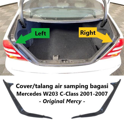 Mercedes W203 Talang Air Bagasi Karet Cover Samping Mercy C230