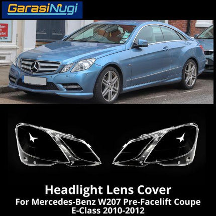 Mika Headlight Mercy W207 Pre-FL Lens Kaca Cover Lampu Depan E250