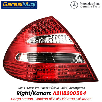 Stop Lamp Mercedes W211 Pre-Facelift Lampu Rem Belakang Rear Brake Light E240 E280