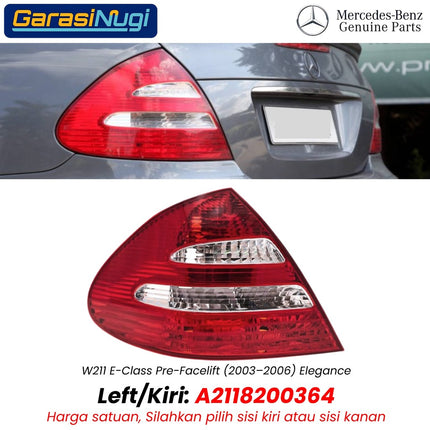 Stop Lamp Mercedes W211 Pre-Facelift Lampu Rem Belakang Rear Brake Light E240 E280