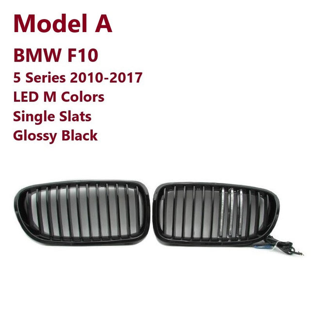 BMW LED M Color Kidney Grille Hidung Kap Matte Glossy F10 520i 523i