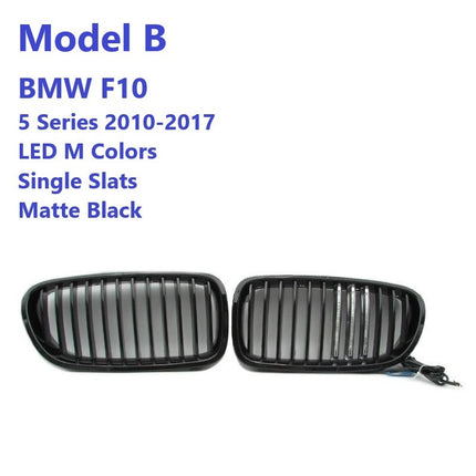 BMW LED M Color Kidney Grille Hidung Kap Matte Glossy F10 520i 523i