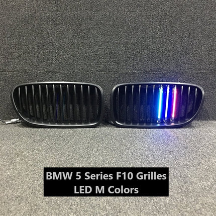 BMW LED M Color Kidney Grille Hidung Kap Matte Glossy F10 520i 523i
