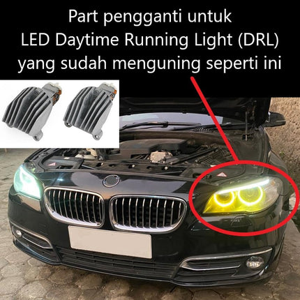 BMW F10 F07 DRL LED Angel Eyes Halo Light Module Lampu Bulat Senja 520