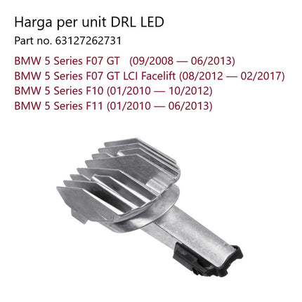 BMW F10 F07 DRL LED Angel Eyes Halo Light Module Lampu Bulat Senja 520