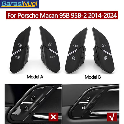 Door Lock Porsche Macan 95B Switch Tombol Kunci Pintu Assembly
