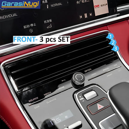 AC Vent Grille Porsche Panamera 971 Kisi Grill Middle Front Rear Tengah Depan Belakang