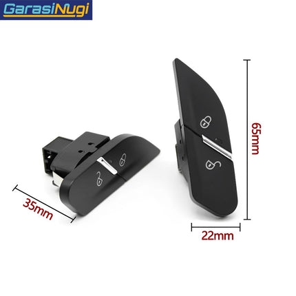 Door Lock Porsche Macan 95B Switch Tombol Kunci Pintu Assembly