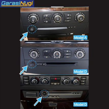 Rotary Radio For BMW E60 Volume Button Knob Tombol Putaran 523