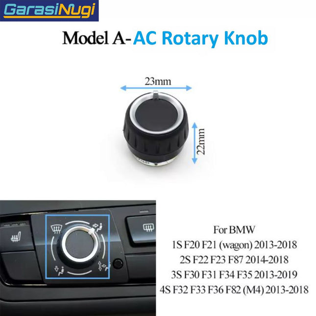 Rotary Audio AC BMW F30 F20 F34 Volume Tombol Putaran 316 116 320 M4