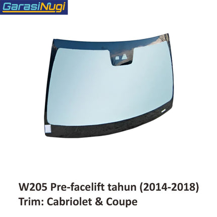 Windshield For Mercedes W205 Front Kaca Depan C200 C250 C300 AMG