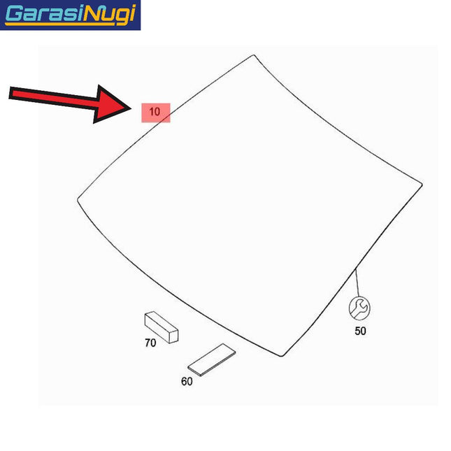 Windshield For Mercedes W205 Front Kaca Depan C200 C250 C300 AMG
