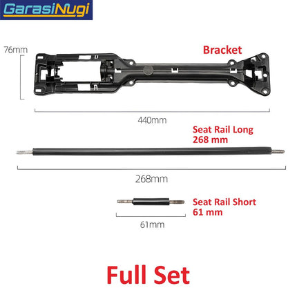 Seat Rail Mercy W204 W212 W205 W253 Rel Motor Jok Slide Maju C200 E250