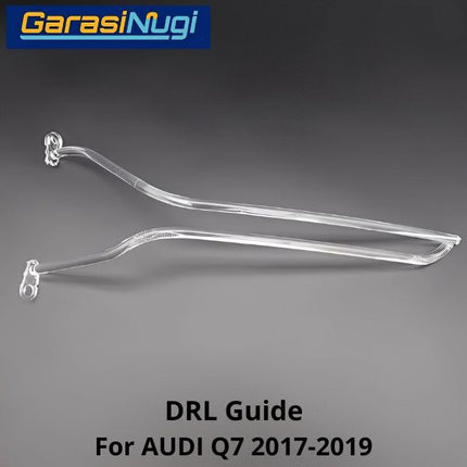 DRL Guide AUDI Q7 Tube Angel Eyes LED Lampu Senja 2017-2019