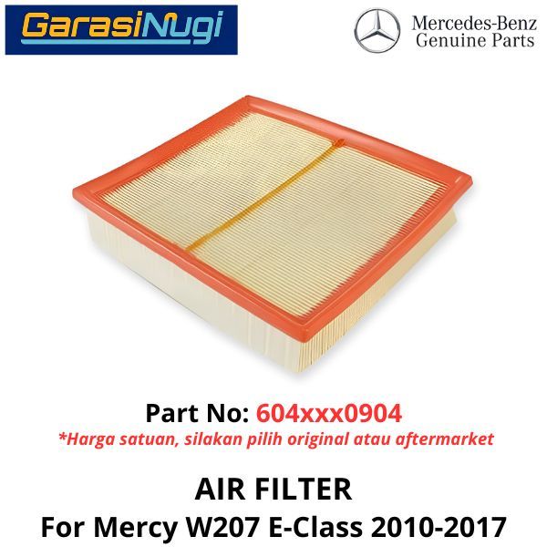 Air Filter Mercy W207 Intake Udara Mesin 6040940904 Mercedes E250 E350