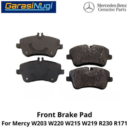 Front Brake Pads Mercy W203 W215 W219 R230 R171 Kampas Rem 0034202820 Depan C200