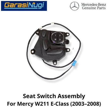 Seat Switch Mercy W211 Button Control Headrest Tombol Kursi Sandaran Kepala Assembly E240