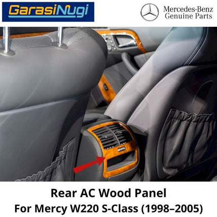 AC Vent Grille Mercy W220 Rear Frame Cover Trim Penutup Belakang S320