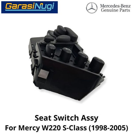 Seat Switch Mercy W220 Button Control Headrest Tombol Kursi Sandaran Kepala Assembly S230